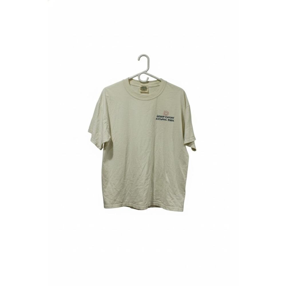 Vintage Fred Harvey Grand Canyon National Park T-Shirt I Hiked Humor Cream
